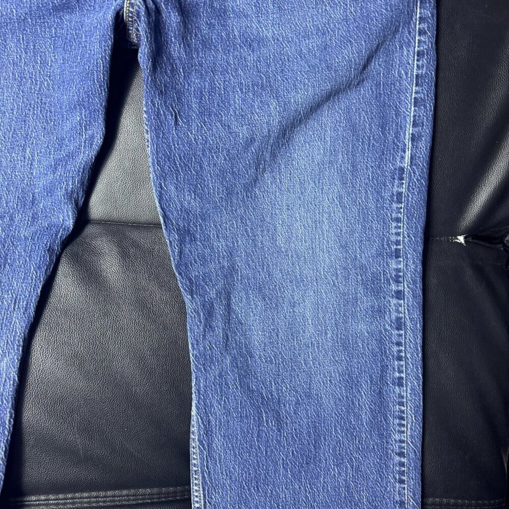 Levi's 505 Men's Straight Leg Jeans Blue Denim Regular‎ Fit Medium Wash W44 L30 - Picture 5 of 14